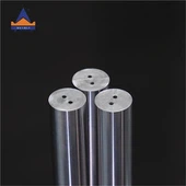 Két egyenes furatú keményfém rúd